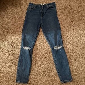 Abercrombie curve love skinny jean size 8L